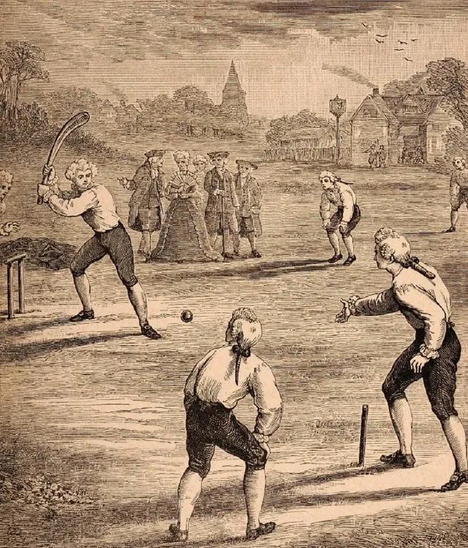 ক্রিকেটের একটি চিত্রায়ন