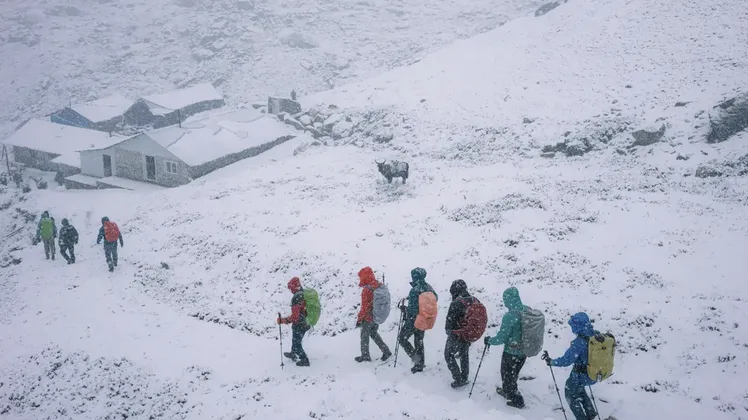 নেপালের কুম্বু পর্বতমালা